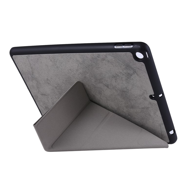 PU Leather Stand Tablet Case Shell with Pen Slot for iPad 10.2 (2019) - Grey-7