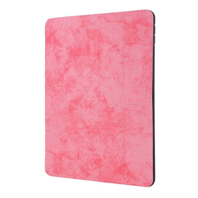 PU Leather Stand Tablet Case Shell with Pen Slot for iPad 10.2 (2019) - Pink-2