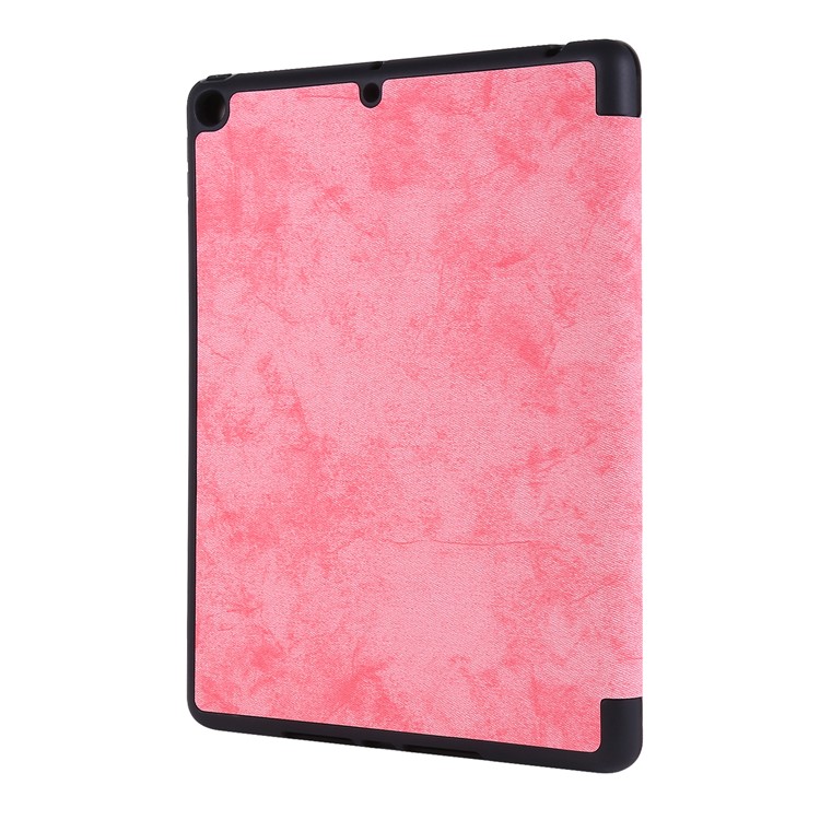 PU Leather Stand Tablet Case Shell with Pen Slot for iPad 10.2 (2019) - Pink-3