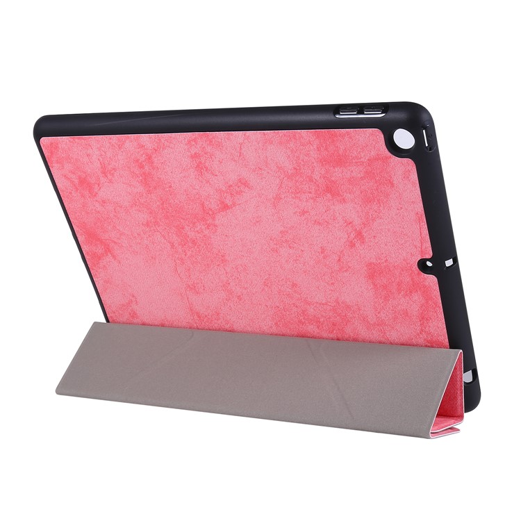 PU Leather Stand Tablet Case Shell with Pen Slot for iPad 10.2 (2019) - Pink-5