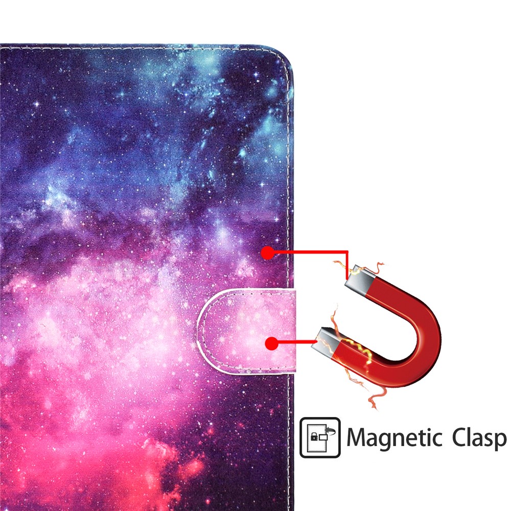 Pattern Leather Tablet Case for iPad 10.2 (2019) / iPad Pro 10.5-inch (2017) / iPad Air 10.5-inch (2019) - Space-8