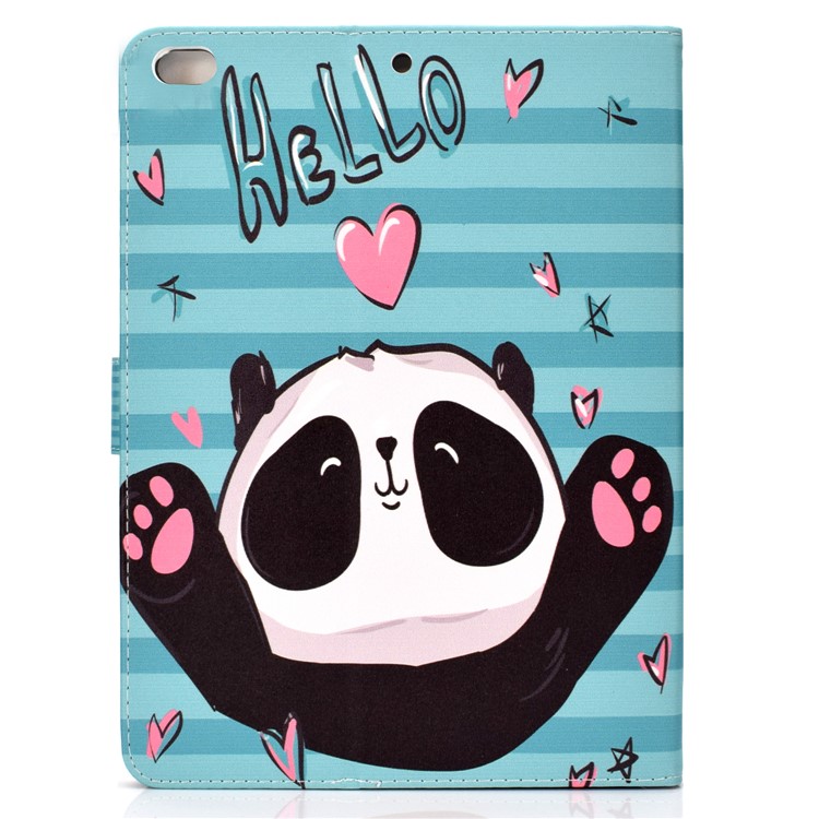 estuche de tableta de cuero de patrones para ipad 10.2 (2021)/(2020)/(2019) / ipad pro 10.5 pulgadas (2017) / ipad air 10.5 pulgadas (2019) - panda