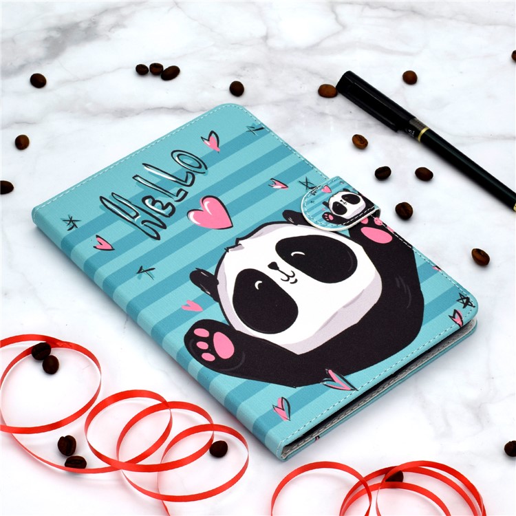 Pattern Leather Tablet Case for iPad 10.2 (2019) / iPad Pro 10.5-inch (2017) / iPad Air 10.5-inch (2019) - Panda-7