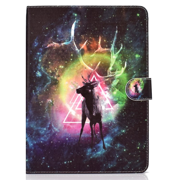 Pattern Leather Tablet Case for iPad 10.2 (2019) / iPad Pro 10.5-inch (2017) / iPad Air 10.5-inch (2019) - Elk-2