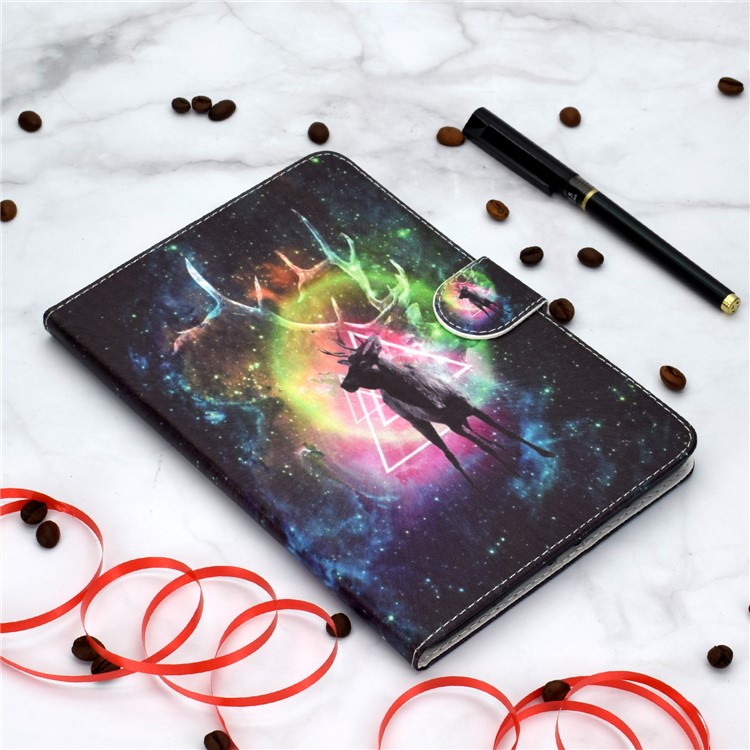 Pattern Leather Tablet Case for iPad 10.2 (2019) / iPad Pro 10.5-inch (2017) / iPad Air 10.5-inch (2019) - Elk-7