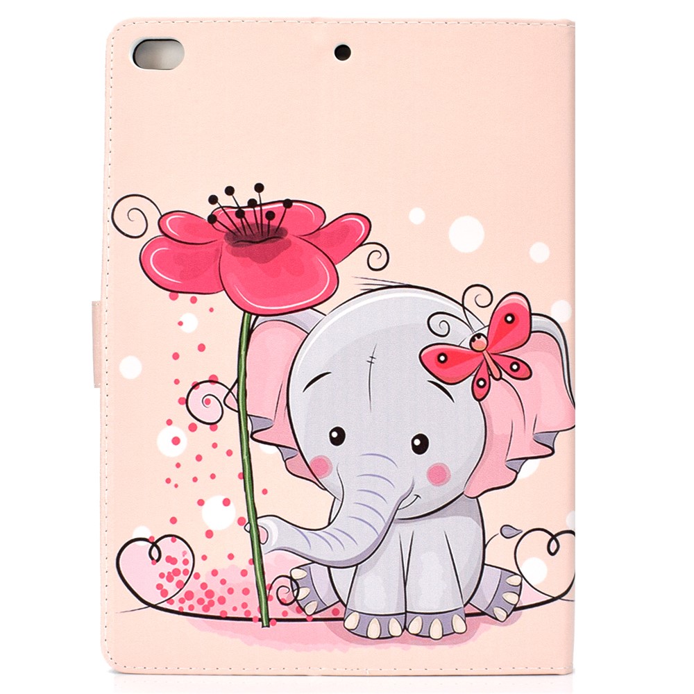 Pattern Leather Tablet Case for iPad 10.2 (2019) / iPad Pro 10.5-inch (2017) / iPad Air 10.5-inch (2019) - Elephant-3