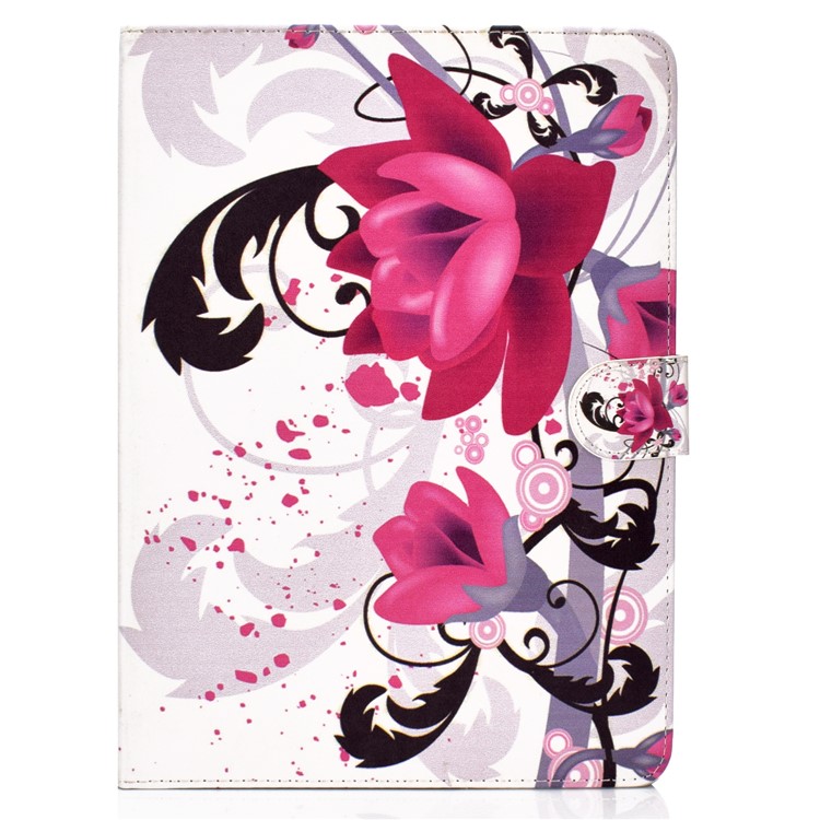 Pattern Leather Tablet Case for iPad 10.2 (2019) / iPad Pro 10.5-inch (2017) / iPad Air 10.5-inch (2019) - Flower-2
