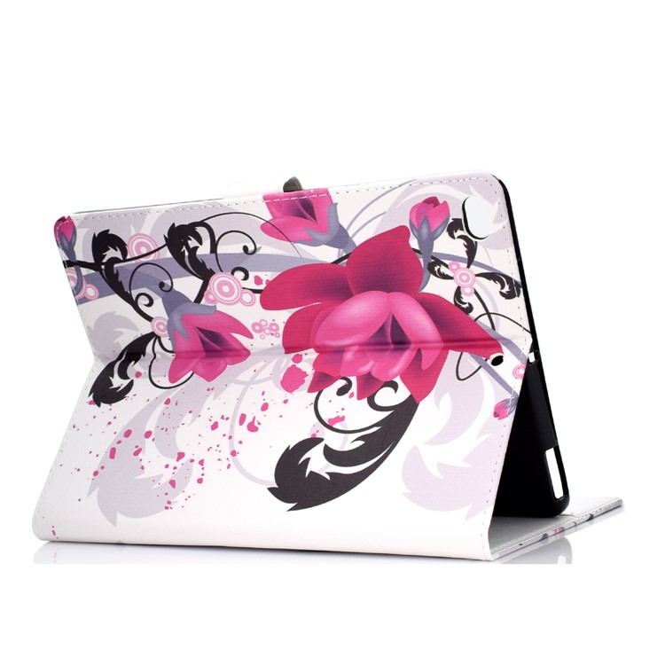Pattern Leather Tablet Case for iPad 10.2 (2019) / iPad Pro 10.5-inch (2017) / iPad Air 10.5-inch (2019) - Flower-4