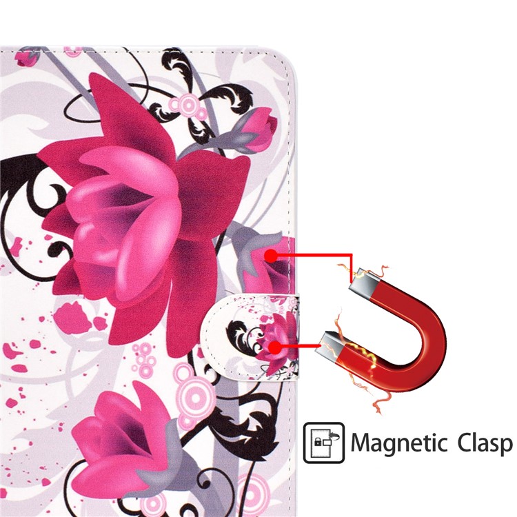 Pattern Leather Tablet Case for iPad 10.2 (2019) / iPad Pro 10.5-inch (2017) / iPad Air 10.5-inch (2019) - Flower-8