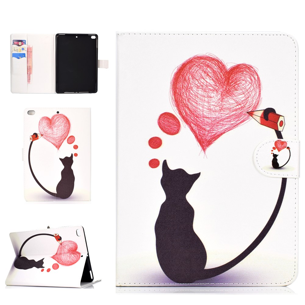 Pattern Leather Tablet Case for iPad 10.2 (2019) / iPad Pro 10.5-inch (2017) / iPad Air 10.5-inch (2019) - Cat-1