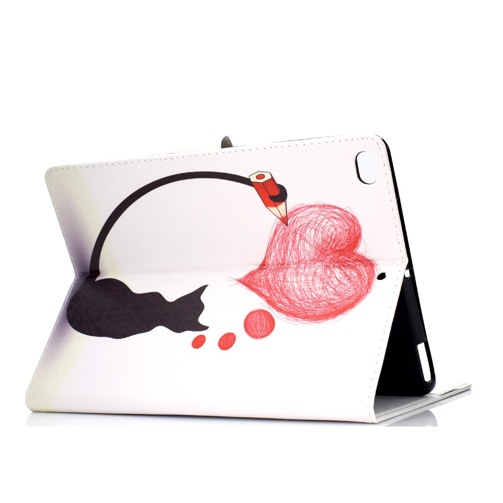Pattern Leather Tablet Case for iPad 10.2 (2019) / iPad Pro 10.5-inch (2017) / iPad Air 10.5-inch (2019) - Cat-4