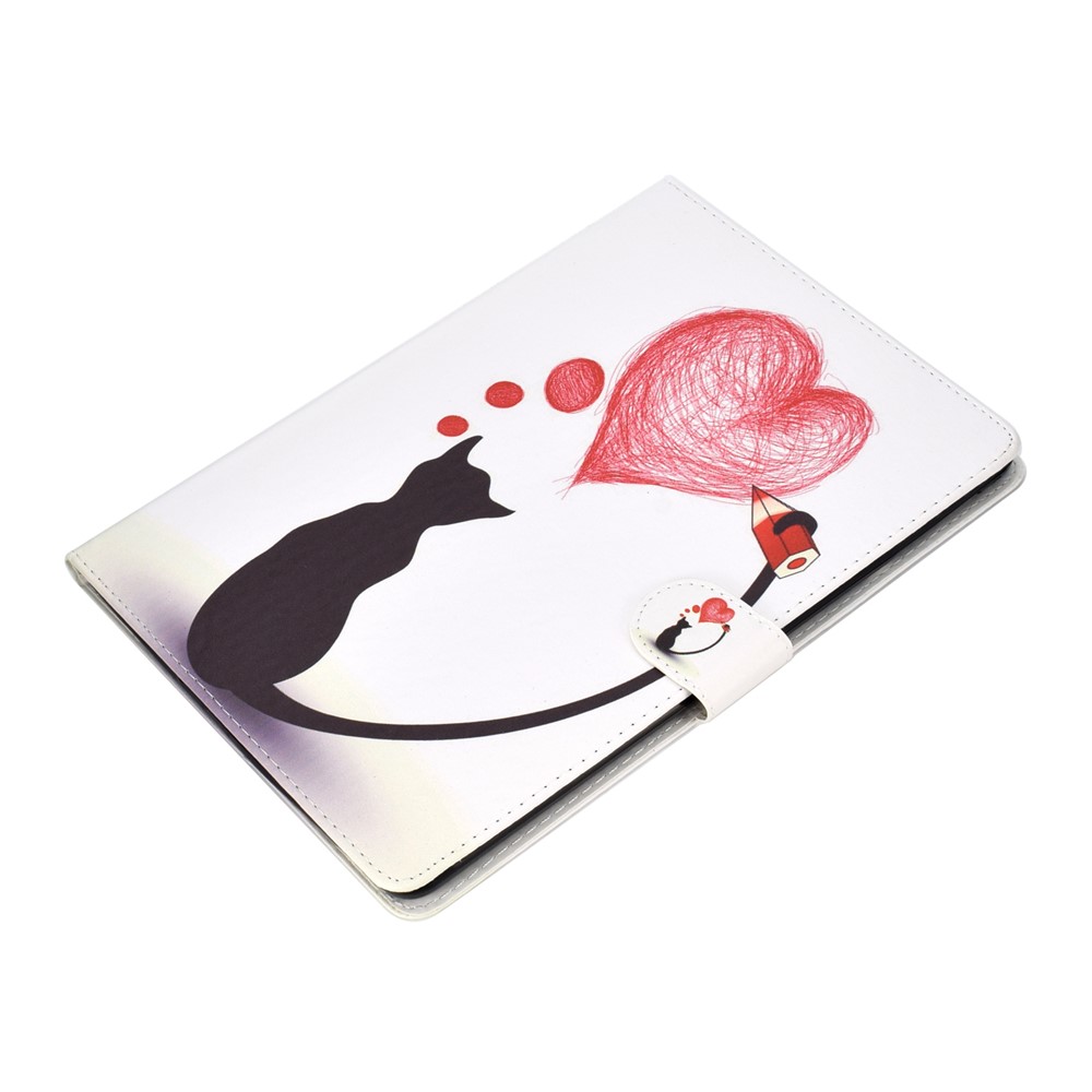 Pattern Leather Tablet Case for iPad 10.2 (2019) / iPad Pro 10.5-inch (2017) / iPad Air 10.5-inch (2019) - Cat-5
