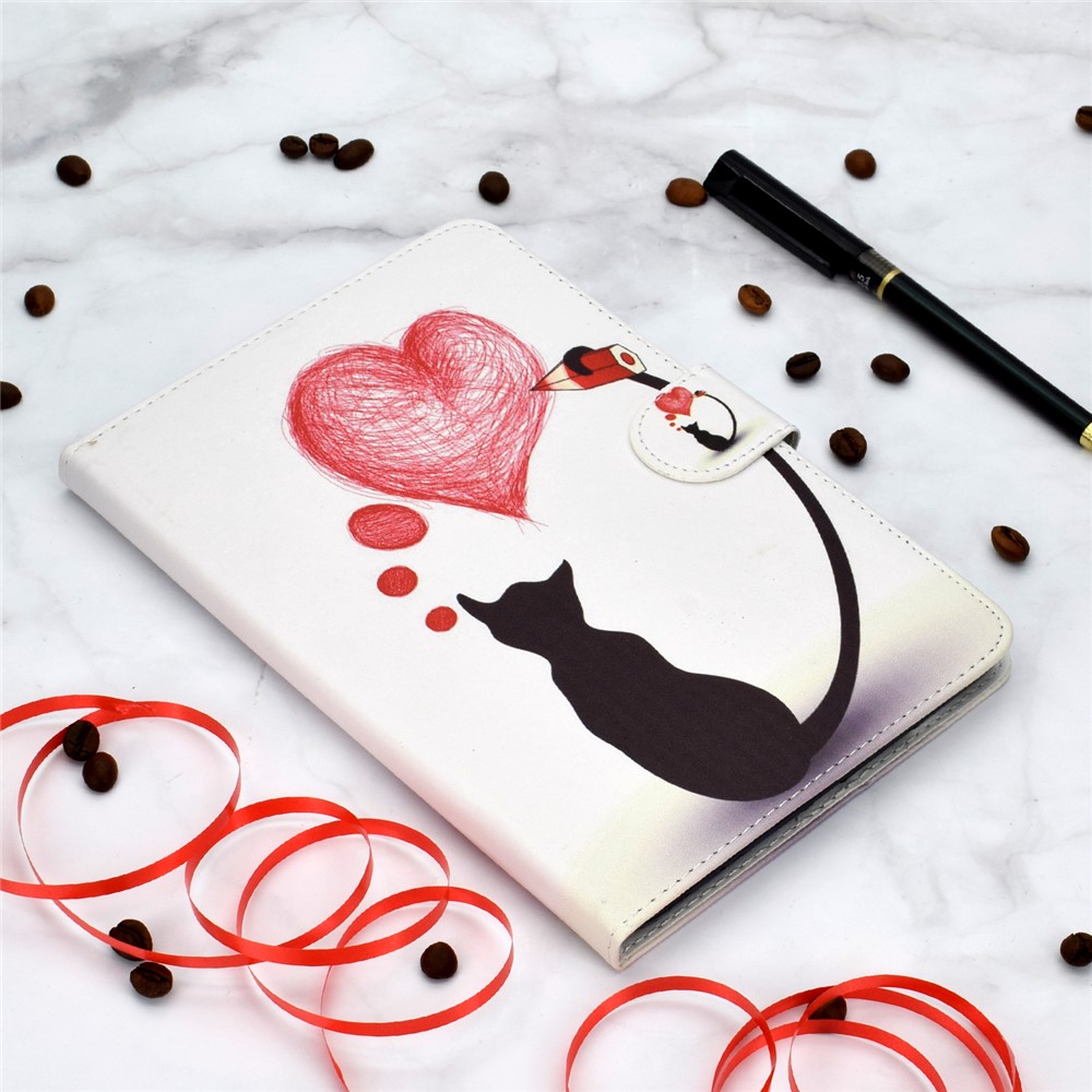 Pattern Leather Tablet Case for iPad 10.2 (2019) / iPad Pro 10.5-inch (2017) / iPad Air 10.5-inch (2019) - Cat-7