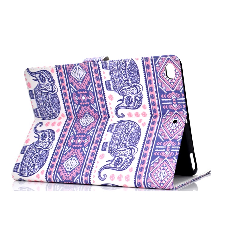 Cassa Tavoletta Cuoio Del Modello Per Ipad 10.2 (2019) / Ipad Pro 10.5 Pollici (2017) / Ipad Aria 10,5 Pollici (2019) - Modello Etnico-4