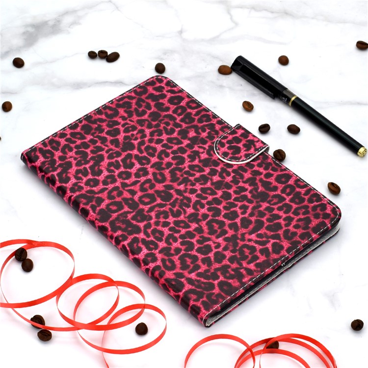 Pattern Leather Tablet Case for iPad 10.2 (2019) / iPad Pro 10.5-inch (2017) / iPad Air 10.5-inch (2019) - Red Leopard Texture-7