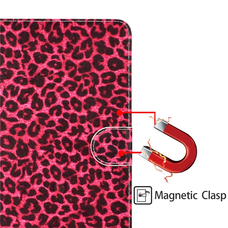 Pattern Leather Tablet Case for iPad 10.2 (2019) / iPad Pro 10.5-inch (2017) / iPad Air 10.5-inch (2019) - Red Leopard Texture-8