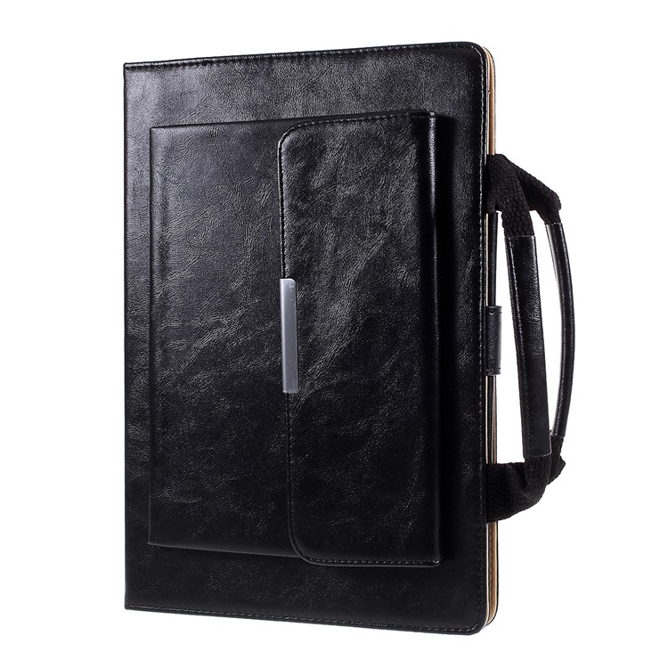 Handbag Leather Tablet Cover Wallet for Apple iPad 10.2 (2019) - Black-2