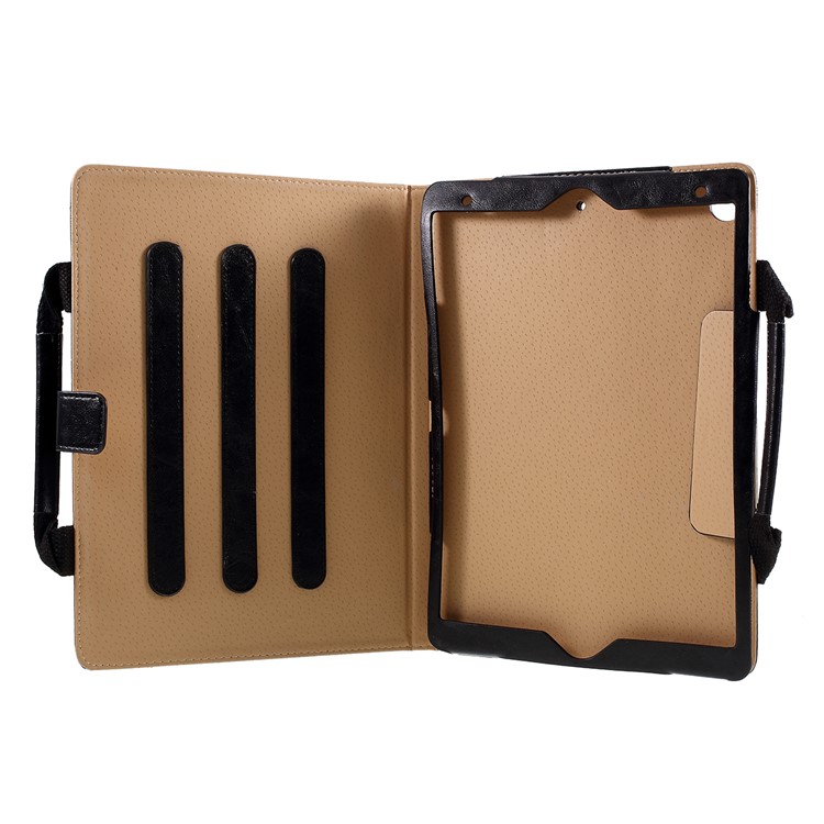 Handbag Leather Tablet Cover Wallet for Apple iPad 10.2 (2019) - Black-9