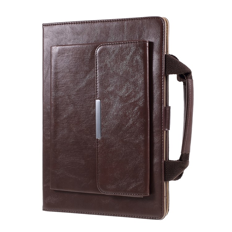 Handbag Leather Tablet Cover Wallet for Apple iPad 10.2 (2019) - Brown-2