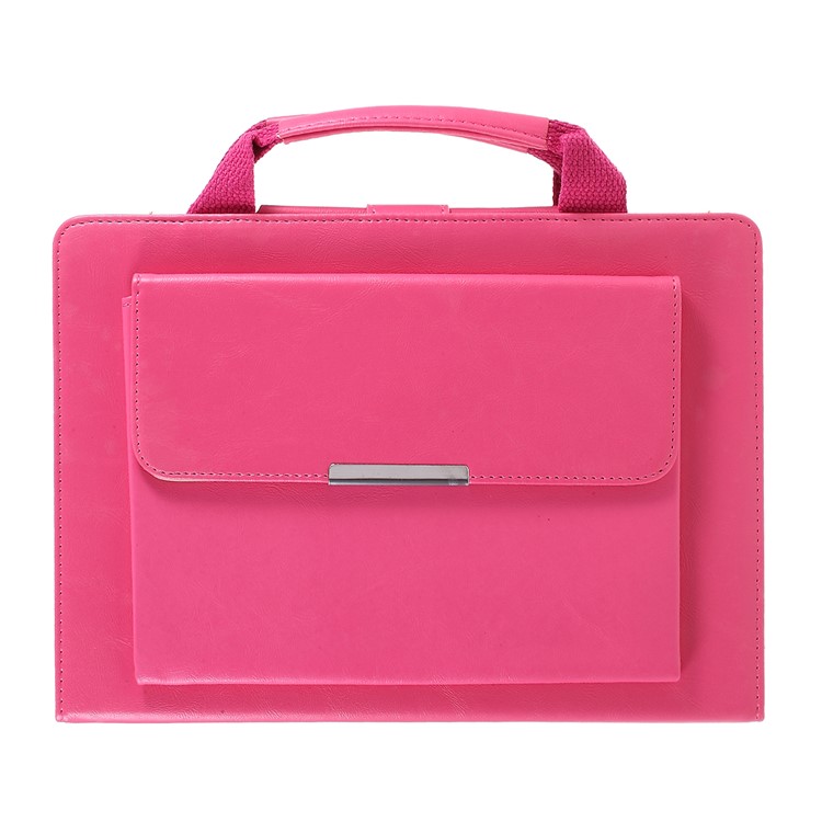 Handbag Leather Tablet Cover Wallet for Apple iPad 10.2 (2019) - Rose-1