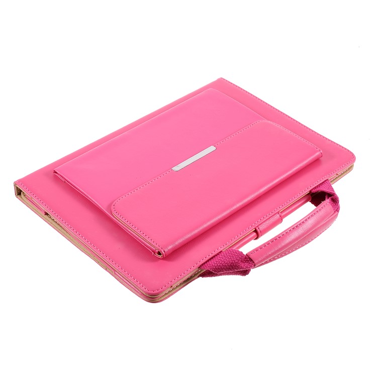 Handbag Leather Tablet Cover Wallet for Apple iPad 10.2 (2019) - Rose-4
