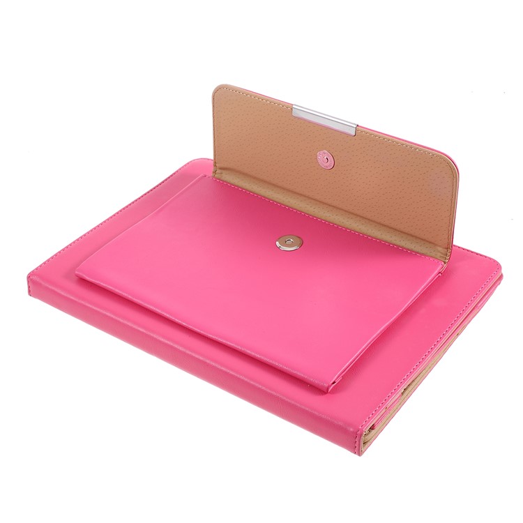 Handbag Leather Tablet Cover Wallet for Apple iPad 10.2 (2019) - Rose-5