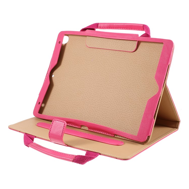 Handbag Leather Tablet Cover Wallet for Apple iPad 10.2 (2019) - Rose-6