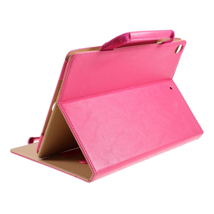Handbag Leather Tablet Cover Wallet for Apple iPad 10.2 (2019) - Rose-7