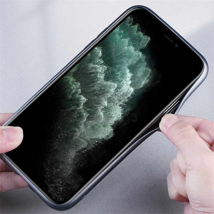 X-LEVEL Style Series Ultra-thin PU Leather+PC Phone Cover for Apple iPhone 11 6.1 inch - Black-2