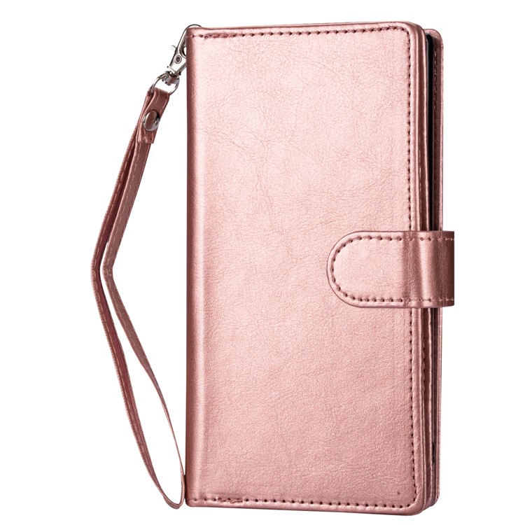 Couverture De Téléphone Portable De Portefeuille De Portefeuille Pour IPhone 11 6,1 Pouce - Or Rose