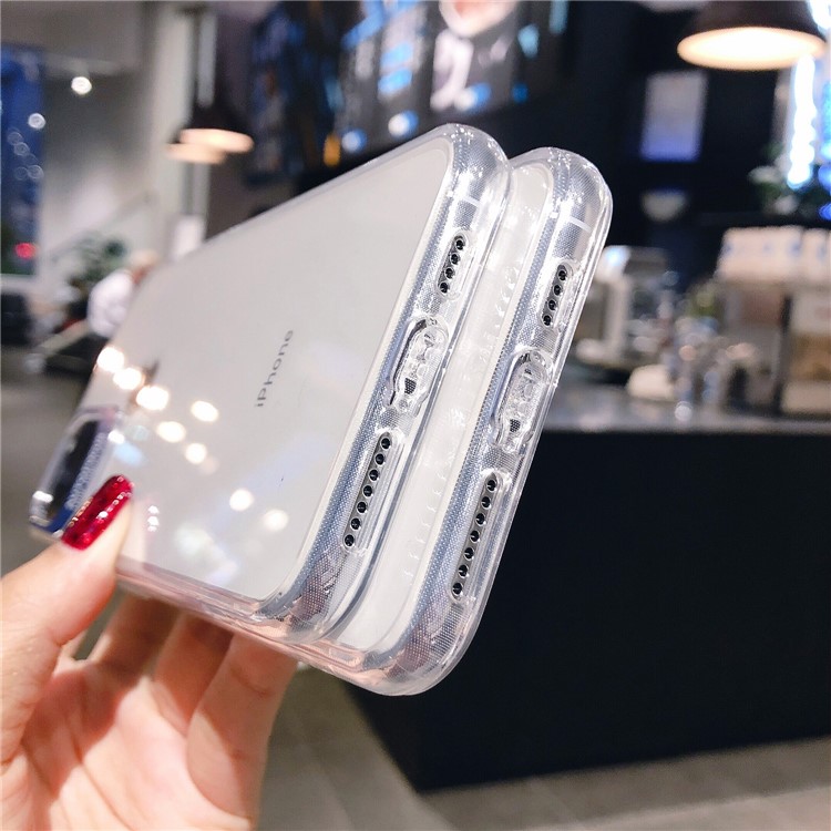 Camera Lens Ring Dropproof TPU + Acrylic Clear Case Cover for iPhone 11 Pro 5.8 inch (2019) - Blue-3