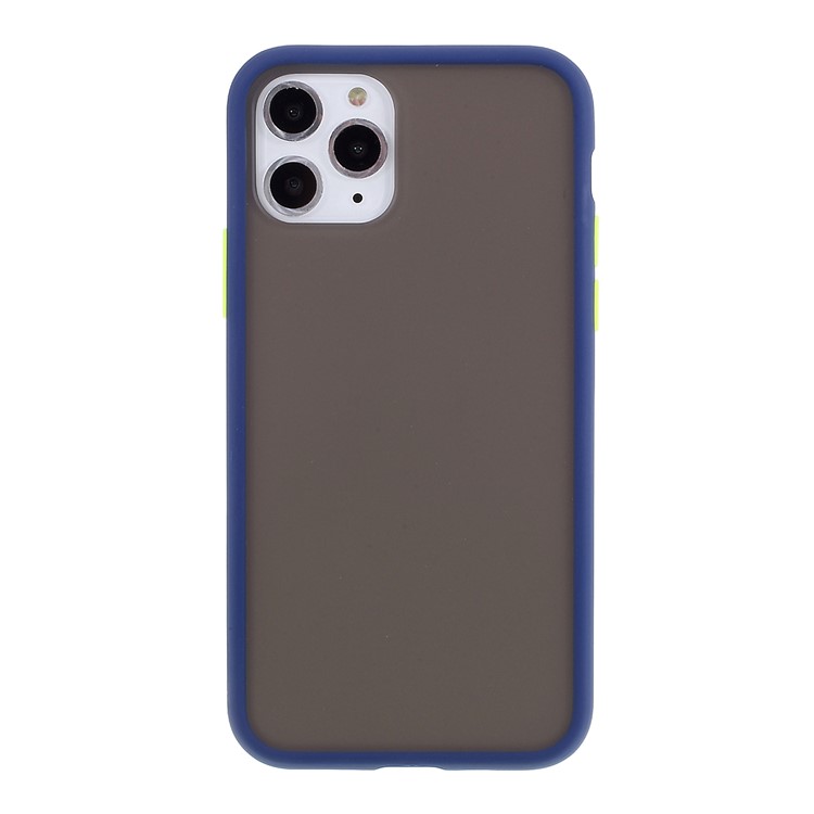 Matte Skin Drop-resistant PC + TPU Hybrid Phone Case for iPhone 11 Pro Max 6.5-inch - Blue-1