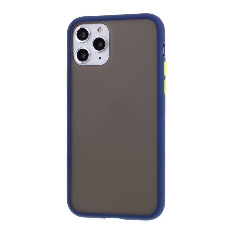 Matte Skin Drop-resistant PC + TPU Hybrid Phone Case for iPhone 11 Pro Max 6.5-inch - Blue-2