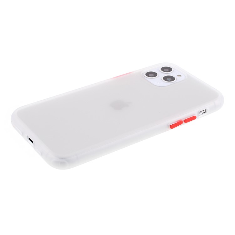 Matte Skin Drop-resistant PC + TPU Protection Phone Case for iPhone 11 Pro 5.8 inch - White-4