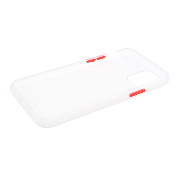 Matte Skin Drop-resistant PC + TPU Protection Phone Case for iPhone 11 Pro 5.8 inch - White-5
