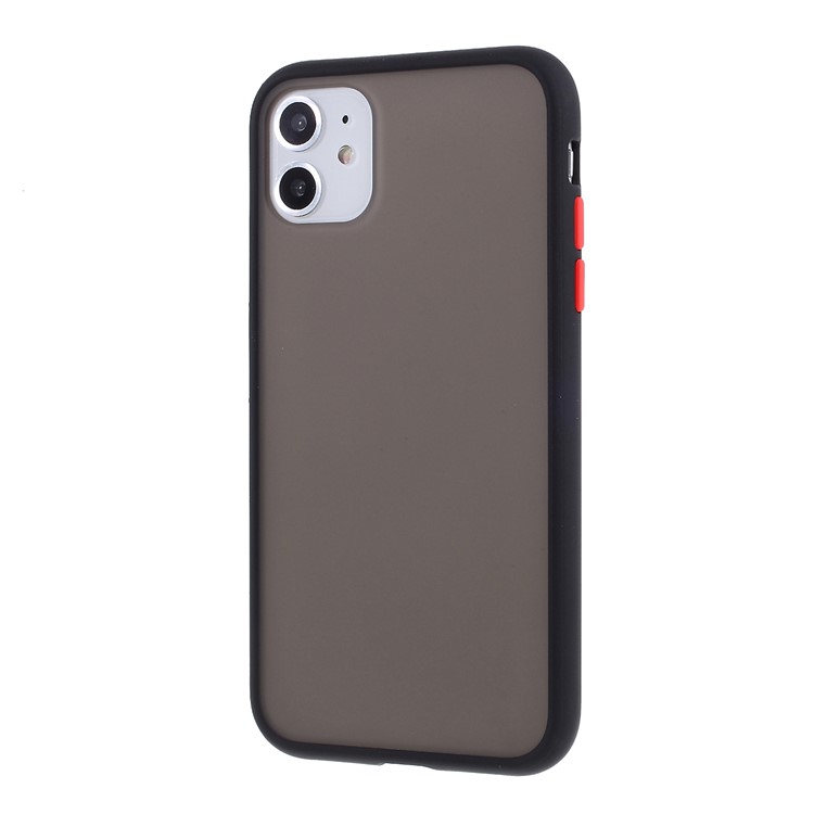 Matte Skin Drop-resistant PC + TPU Protection Phone Case Cover for iPhone 11 6.1 inch - Black-2