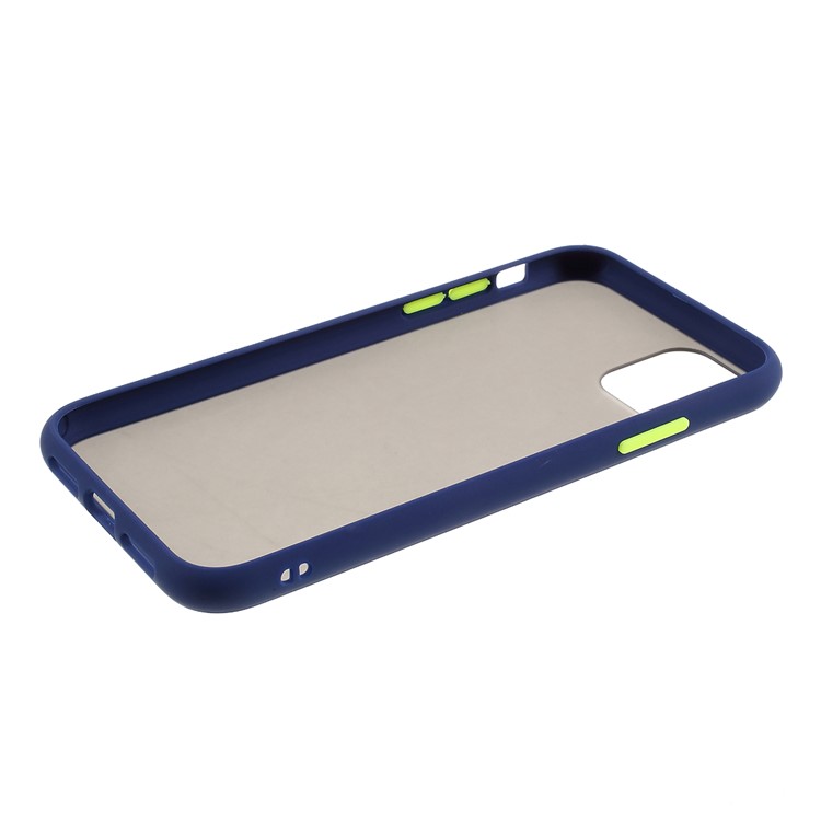 Matte Skin Drop-resistant PC + TPU Protection Phone Case Cover for iPhone 11 6.1 inch - Blue-5