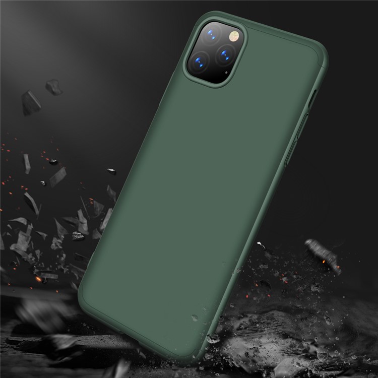 GKK Detachable 3-Piece Matte Hard PC Case for iPhone 11 Pro 5.8-inch - Green-3