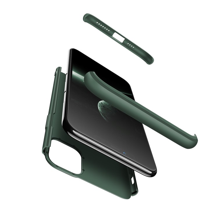 GKK Detachable 3-Piece Matte Hard PC Case for iPhone 11 Pro 5.8-inch - Green-4