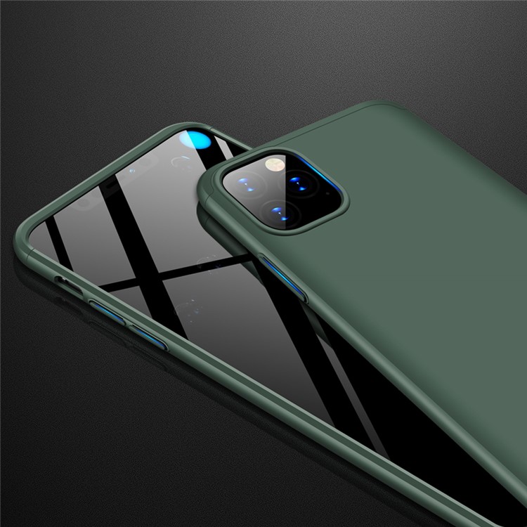 GKK Detachable 3-Piece Matte Hard PC Case for iPhone 11 Pro 5.8-inch - Green-5