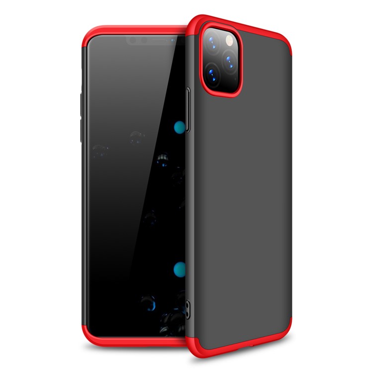 GKK Detachable 3-Piece Matte Hard PC Case for iPhone 11 Pro 5.8-inch - Red / Black-1
