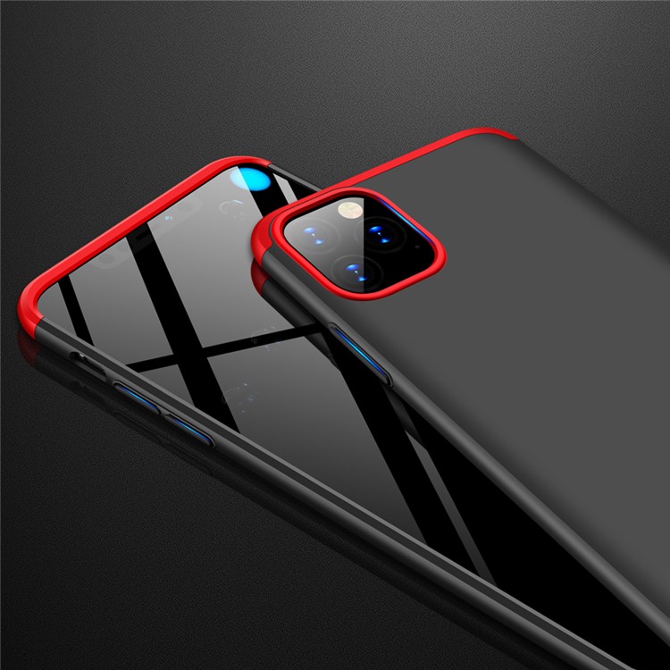 GKK Detachable 3-Piece Matte Hard PC Case for iPhone 11 Pro 5.8-inch - Red / Black-2