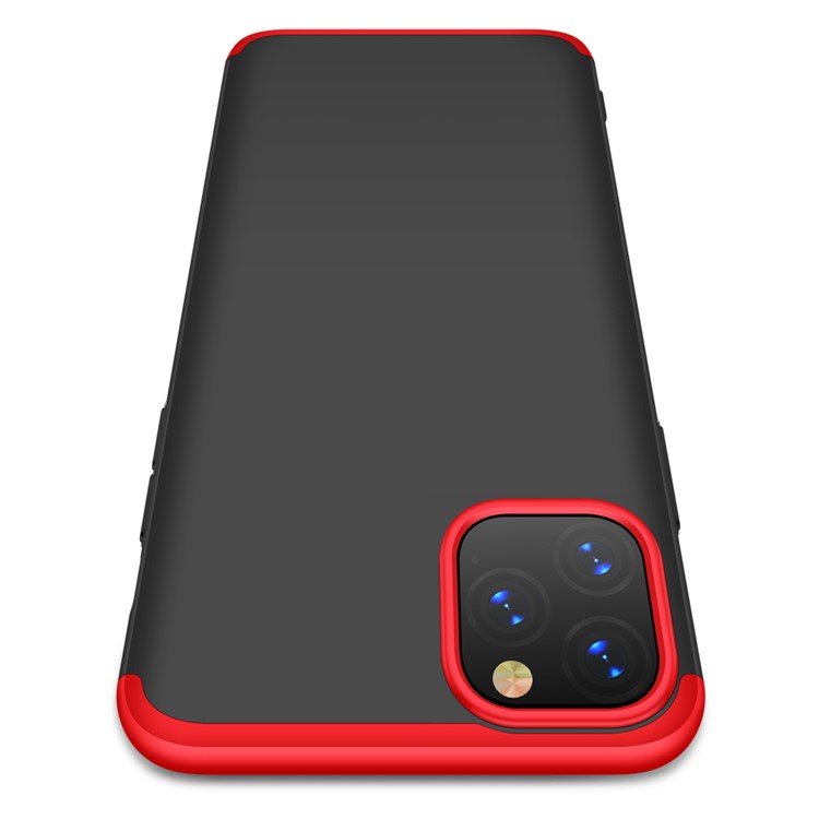 GKK Detachable 3-Piece Matte Hard PC Case for iPhone 11 Pro 5.8-inch - Red / Black-4
