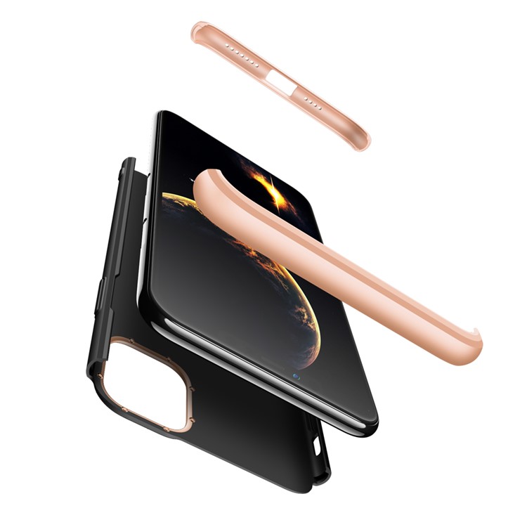GKK Detachable 3-Piece Matte Hard PC Case for iPhone 11 Pro 5.8-inch - Gold-3