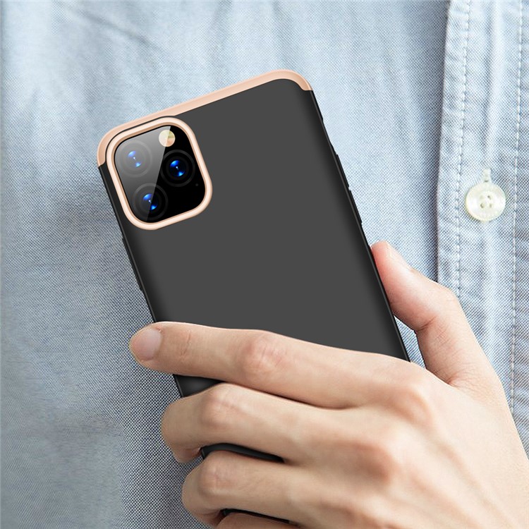 GKK Detachable 3-Piece Matte Hard PC Case for iPhone 11 Pro 5.8-inch - Gold-5