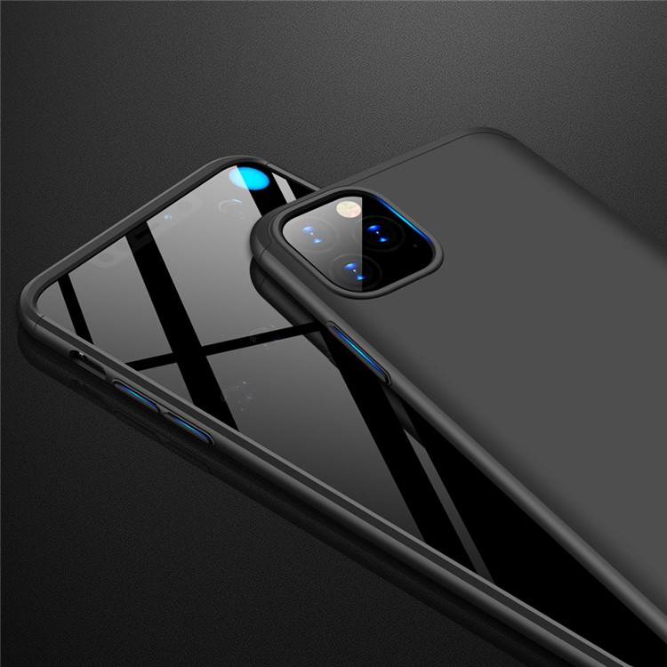 GKK Detachable 3-Piece Matte Hard PC Case for iPhone 11 Pro 5.8-inch - All Black-2