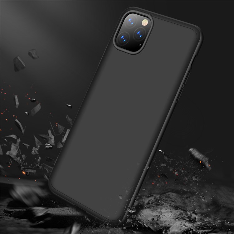 GKK Detachable 3-Piece Matte Hard PC Case for iPhone 11 Pro 5.8-inch - All Black-6