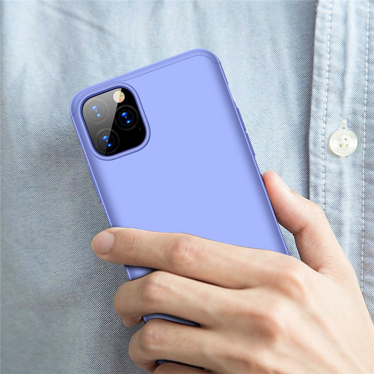 GKK Detachable 3-Piece Matte Hard PC Case for iPhone 11 Pro 5.8-inch - Purple-6