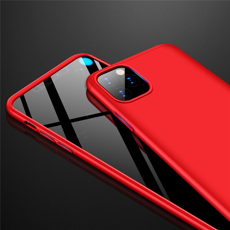 GKK Detachable 3-Piece Matte Hard PC Case for iPhone 11 Pro 5.8-inch - Red-2