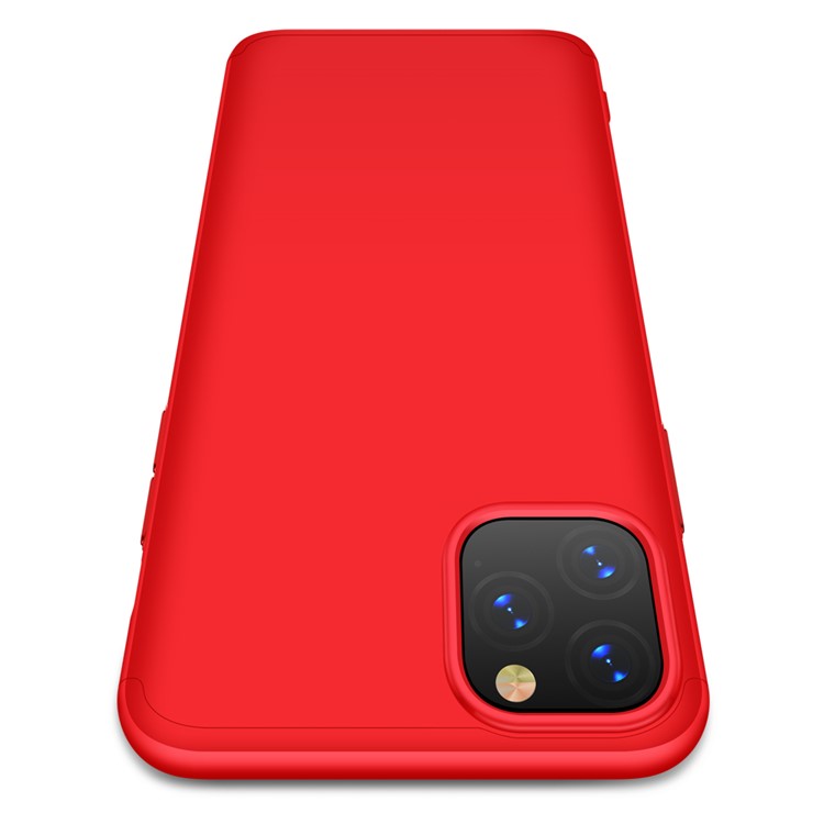 GKK Detachable 3-Piece Matte Hard PC Case for iPhone 11 Pro 5.8-inch - Red-4